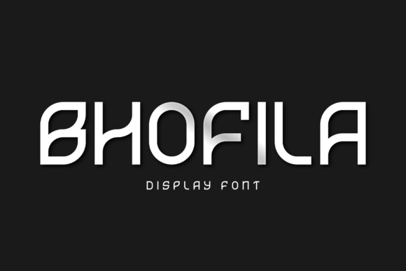 Bhofila: A Versatile Display Font for Editorial Design and Branding