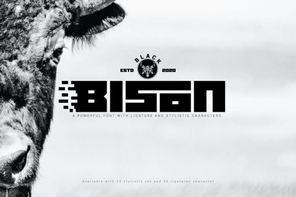 Black Bison: A Bold Typeface for Creative Branding