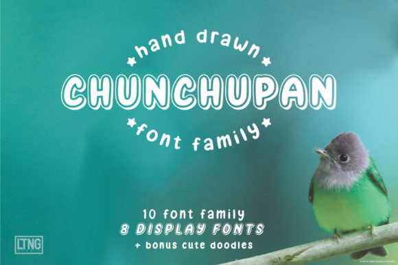 Chunchupan: A Friendly Display Font for Creative Product Design