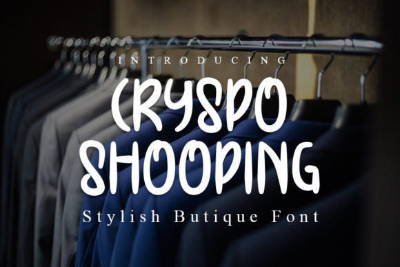 Cryspo Shooping: The Joyful Display Font for Creative Marketers