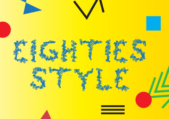 Eighties Style: A Bold Display Font for Dynamic Digital Campaigns