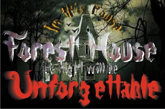 Forest House: A Scary and Unique Display Font for Creative Crafters