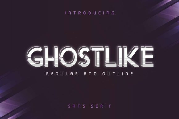 Ghostlike: A Bold Display Font for Memorable Branding