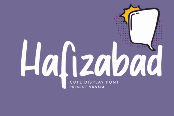 Hafizabad: A Display Font That Brings Joy to Editorial Design