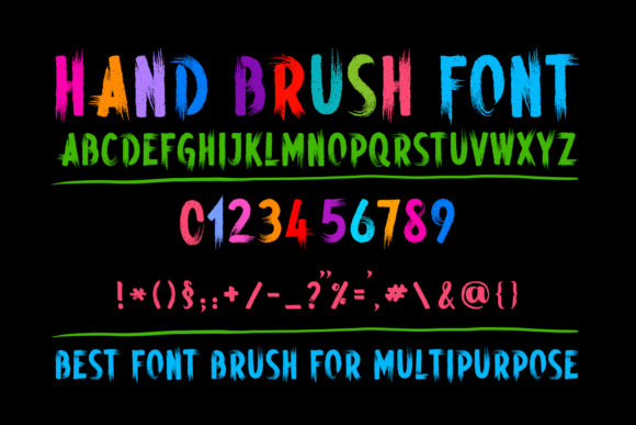 Hand Brush: A Bold Display Font for Editorial Creativity