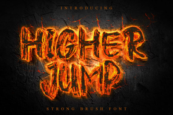 Higher Jump: A Versatile Display Font for Dynamic Campaigns