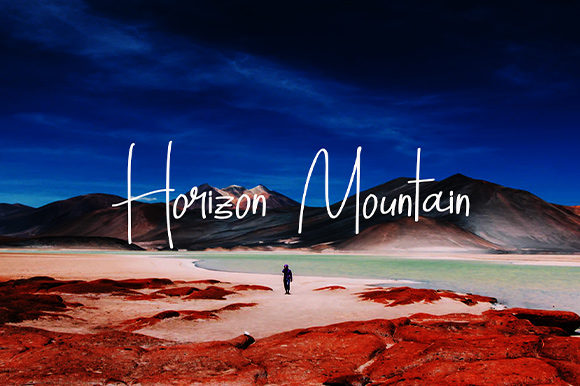 Horizon Mountain: A Font That Breathes Life Into Your Craft