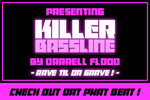 Killer Bassline: The Bold Display Font for Digital Design