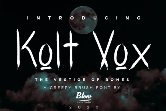 Kolt Vox: The Spooky Display Font That Elevates Your Brand