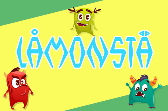 Lamonsta: A Playful Display Font for Creative Web Design