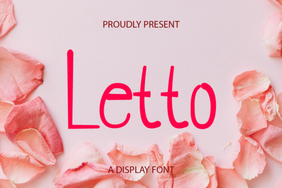 Letto: A Sweet and Friendly Display Font for Modern Web Design