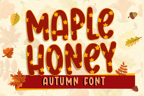 Maple Honey: A Chunky Lettered Display Font for Versatile Branding