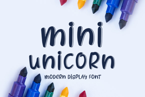 Mini Unicorn: A Friendly Display Font for Creative Projects