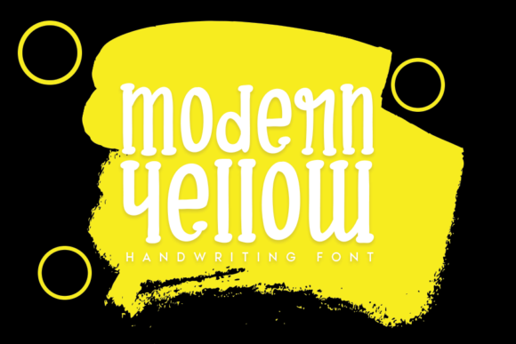 Modern Yellow: A Versatile Display Font for Creative Editorial Design