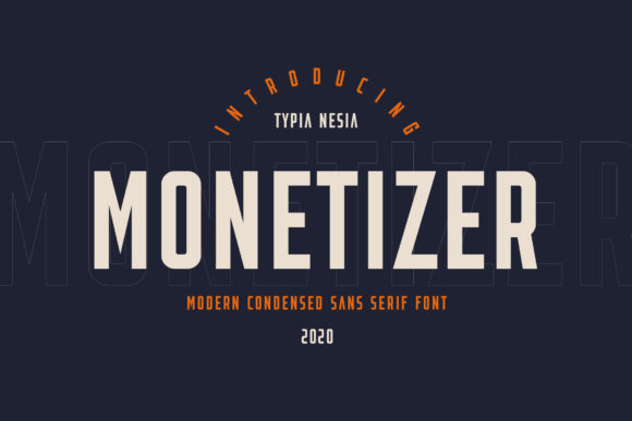 Monetizer: A Bold Display Font for Editorial Impact