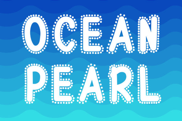 Ocean Pearl: A Display Font for Editorial Magic