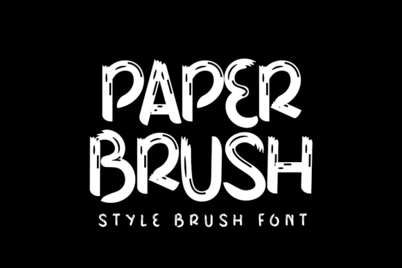 Paper Brush: A Bold Display Font for Memorable Branding
