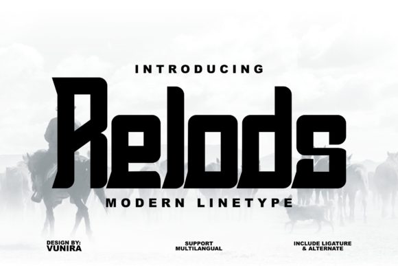 Relods: A Font That Breathes Life into Branding