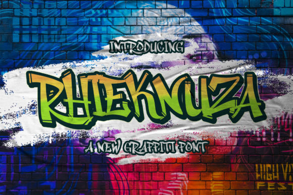 Rhieknuza: A Standout Display Font for Creative Projects