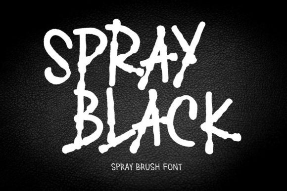 Spray Black: A Display Font That Adds Character to Every Project