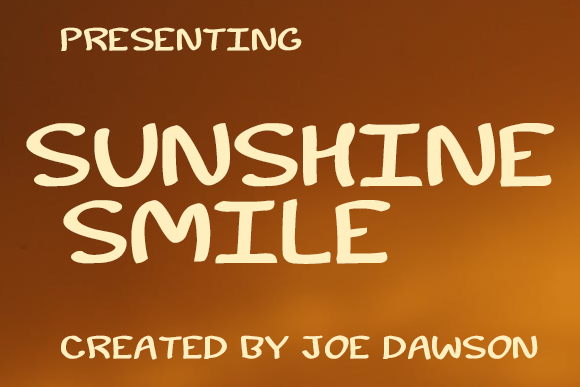 Sunshine Smile: A Playful Handwritten Font for Creative Designers