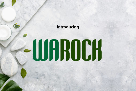 Warock: A Bold Display Font for Creative Projects