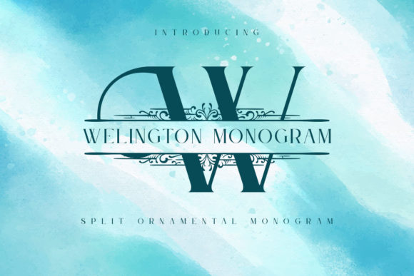 Welington Monogram: The Ultimate Display Font for Branding and Creativity
