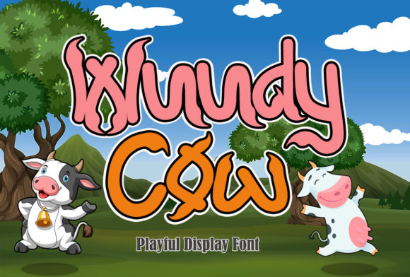 Wuudy Cow: A Font for Creative Expression and Editorial Design